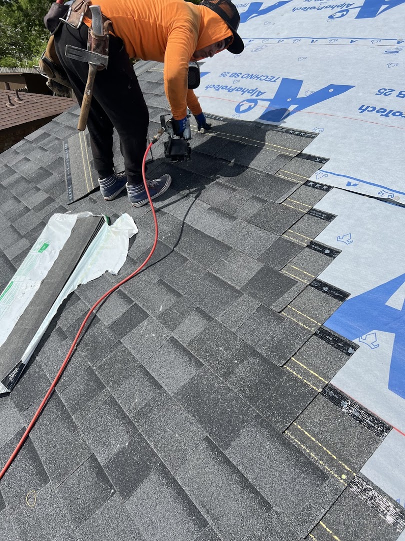 Shingle installation detail, Tulsa OK